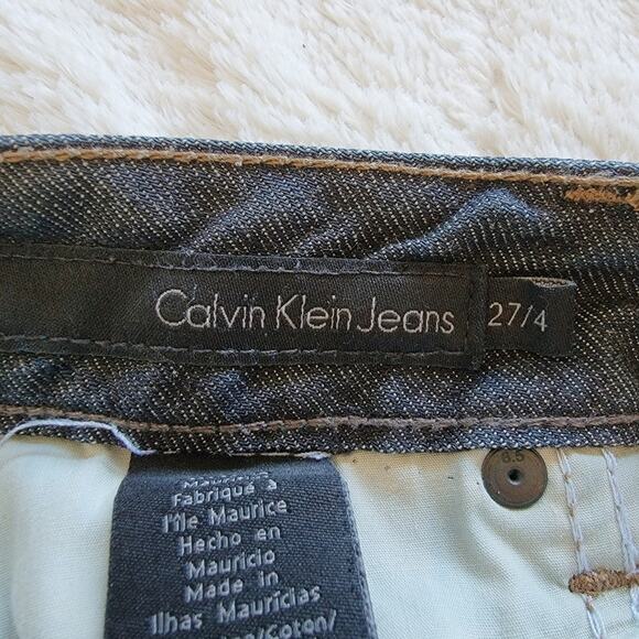 Calvin Klein Dark Wash Lean Boot Jeans - Picture 5 of 5